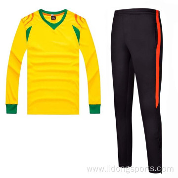 Profession Custom Long Sleeve Soccer Jersey Wear Quick